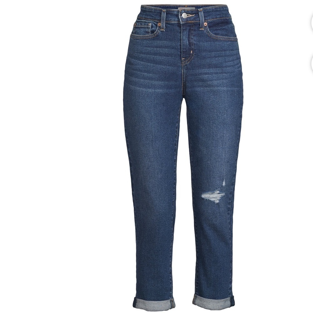 LEVIS Signature by Levi Strauss & Co Women's Mid Rise Slim Fit Boyfriend Jeans